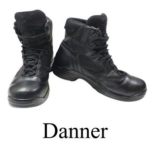 Danner Kinetic 6‎ Black GORE-TEX Tactical Duty Boots Side Zip Mens 28012